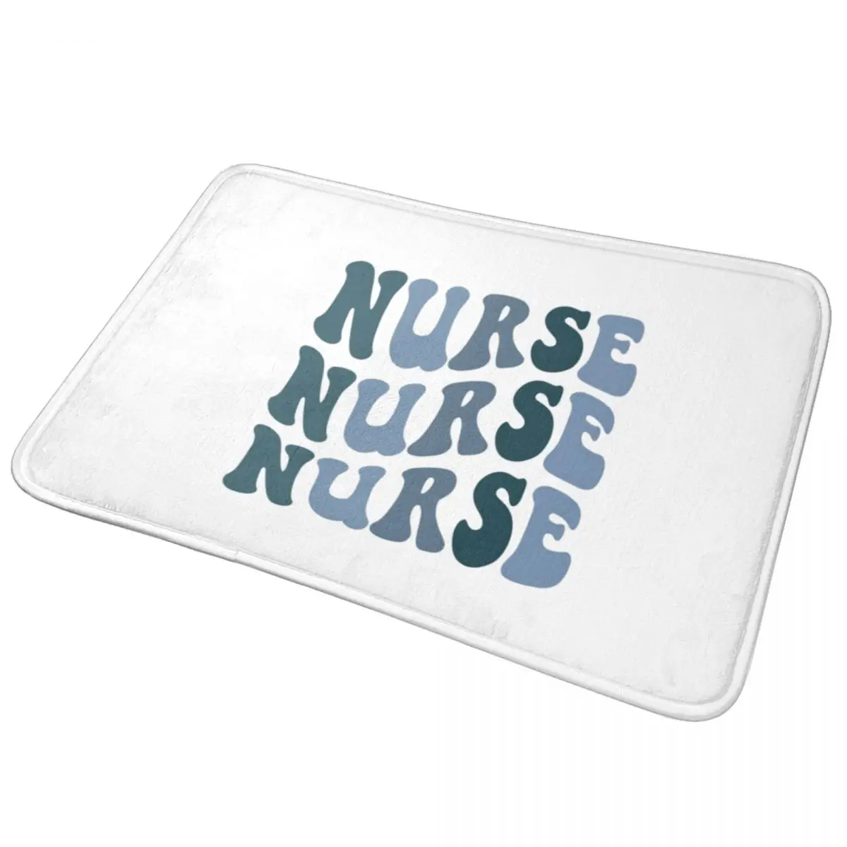 

Синий коврик Groovy для медсестры, противоскользящий супер впитывающий Коврик для пола в ванную комнату, коврики для дома, входа, коврик для спальни, уличный коврик для ног