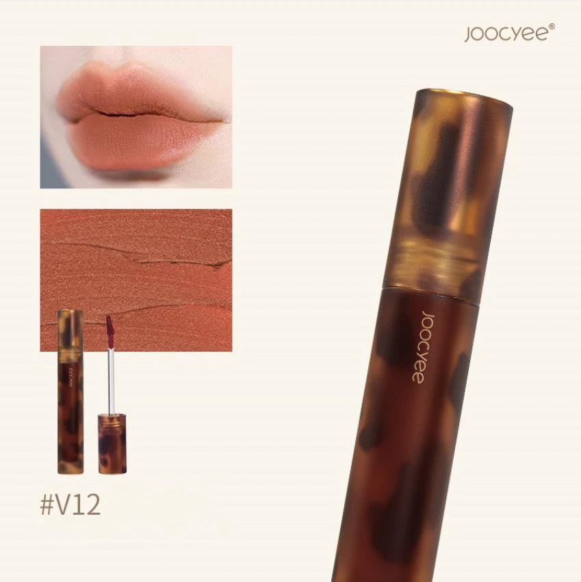 

Бренд Joocyee, бархатный матовый блеск для губ янтарной серии Rewind 2000, Женская Косметика для макияжа губ, водостойкая стойкая губная помада