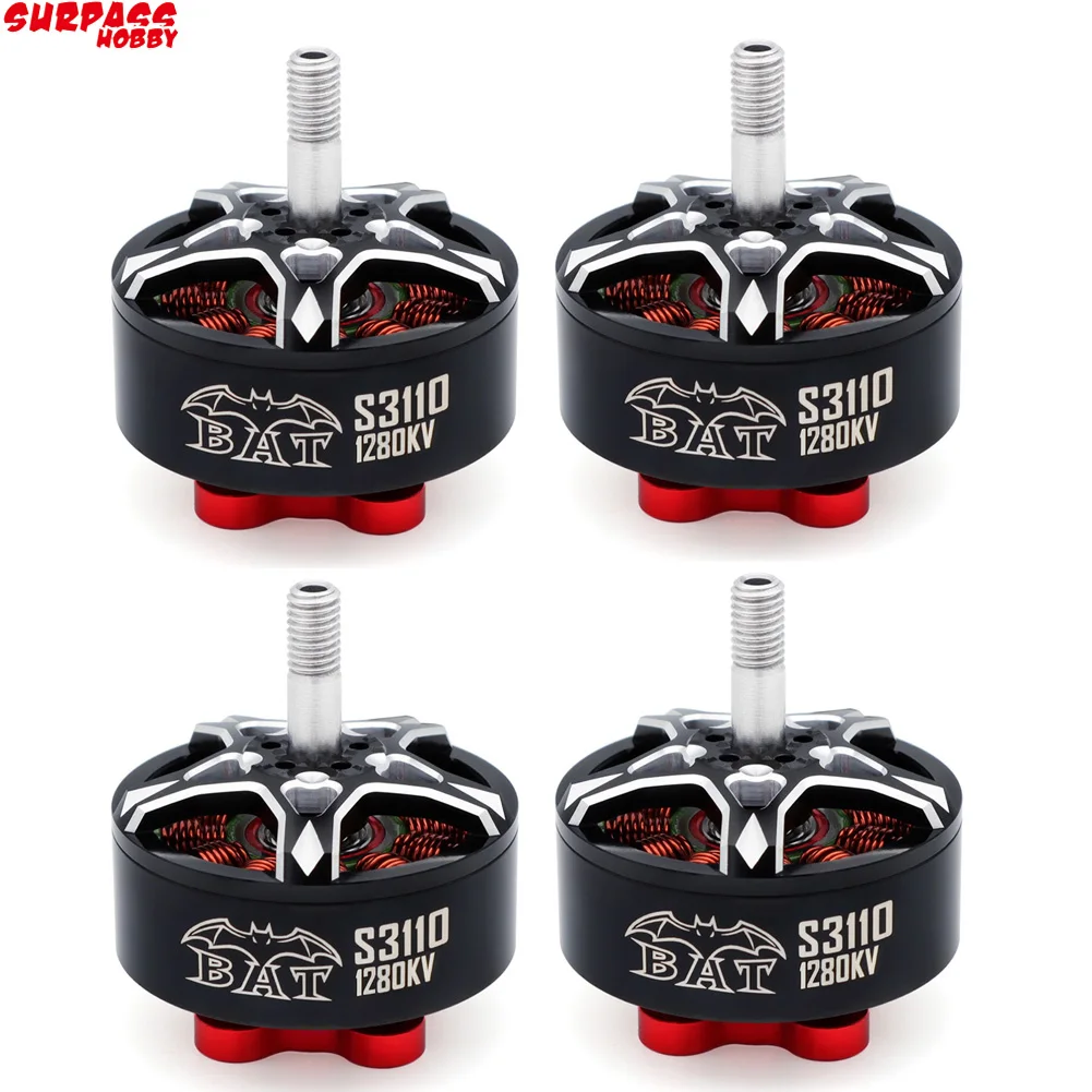 

Surpass Hobby Bat S3110 3110 800KV 1280KV 1580KV 6-8S бесщеточный двигатель для FPV RC Multirotor X-Class FPV Cinelifter aurus X8Pro