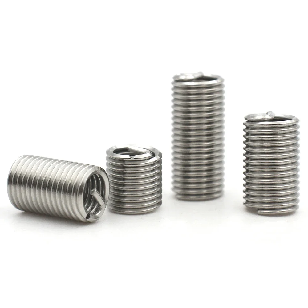 2/5/10/30 шт. M1.6 M2 M2.5 M3 M4 M5 M6 M8 ~ M24 304 спиральная проволока из нержавеющей стали втулка