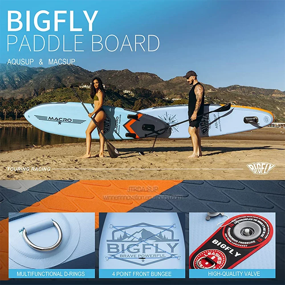 BIGFLY 11 'Новый круглый дизайн SUP Высококачественная надувная доска из ПВХ на