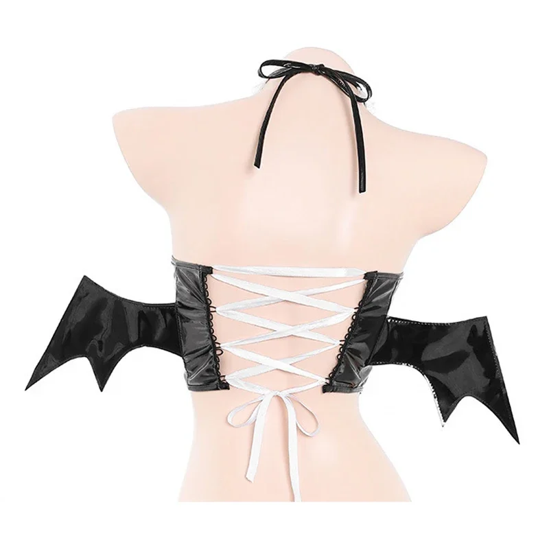 Девушка плохой дьявол аниме униформа горничной Хэллоуин женское платье с