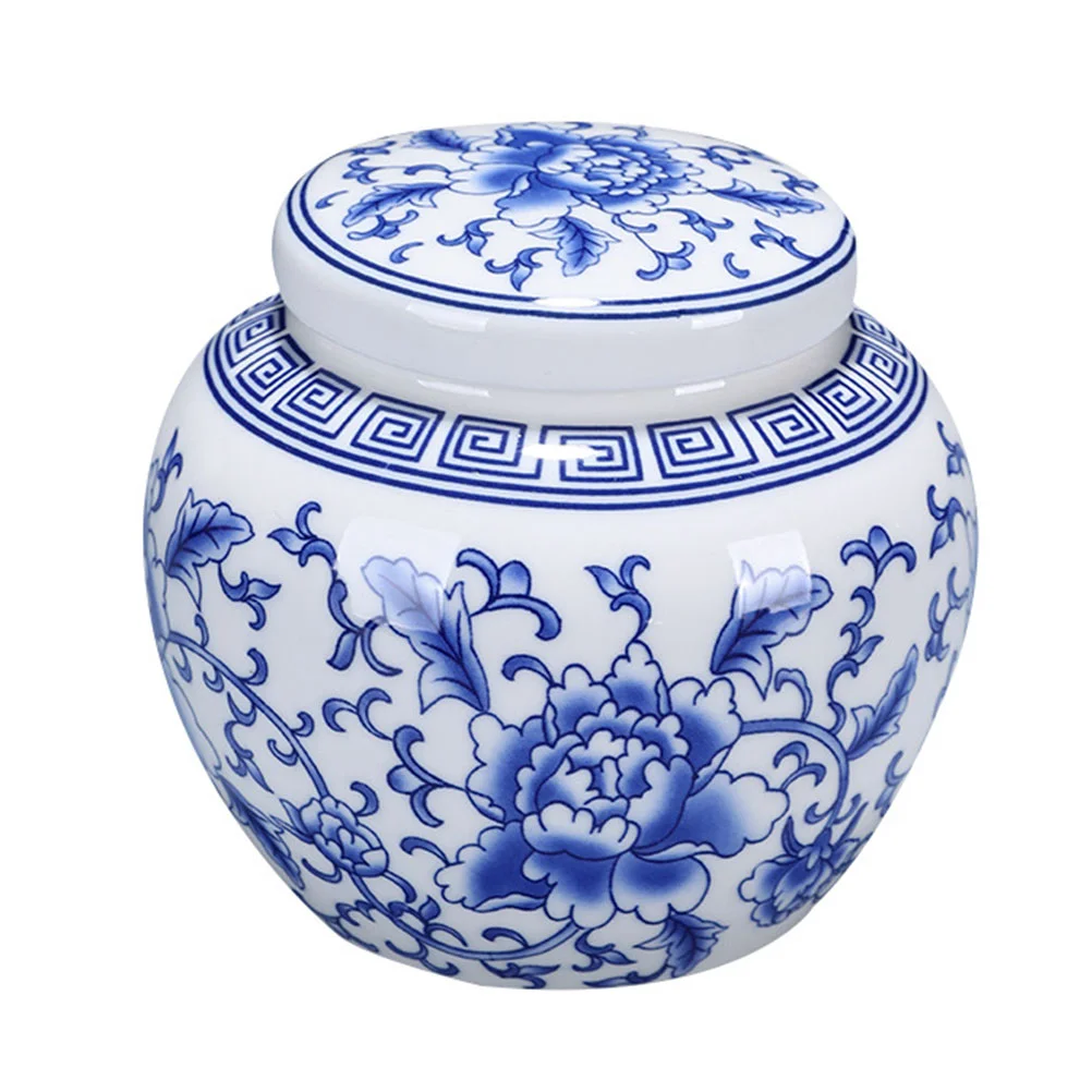 

Tea Jar Storage Canister Coffeeceramic Bean Chinese Canisters Tin Sealed Sugar Airtightcan Jars Containers Box Tins Cereal Bins
