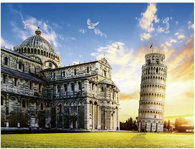 

Leaning Tower of Pisa puzzles for kids educational toys jigsaw puzzle