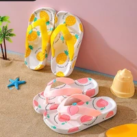 summer kids children fruit sandals slides for girls teenagers beach sandals slippers bath swimming indoor outdoor new 2022