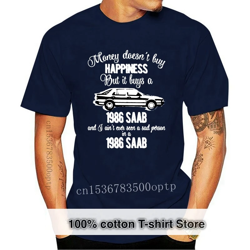 

Коллекция 1986 года, футболка Saab 9000 Turbo Money, не могу купить счастье, но покупает автолюбителя