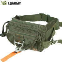 lqarmy outdoor waist bag nylon waterproof waist bum bag running jogging belt pouch zip fanny pack mobile phone bag