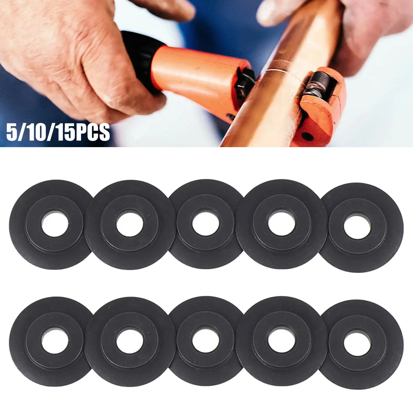 

5Pc Cutting Blade Tube Pipe Cutter Blades For Copper Stainless Steel Tube Cutting Shear Circular Wheel Cutting Tools