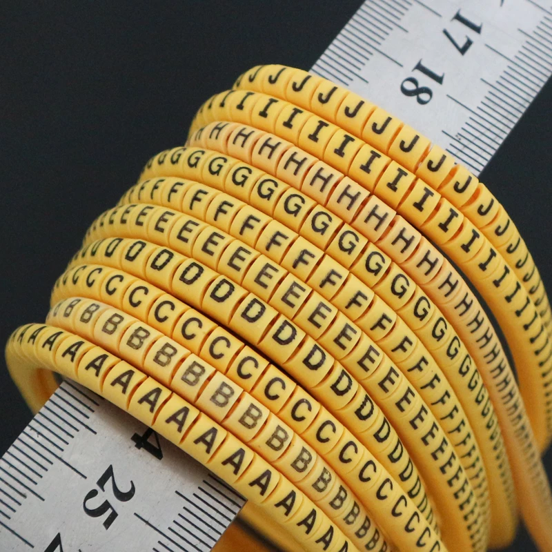 Фломастеры желтые для кабеля, 100/500 шт.