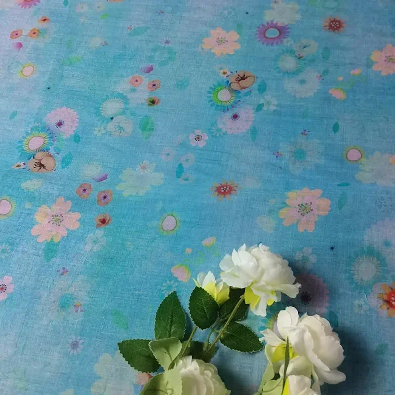 Темно-синий высококачественный натуральный 100% чистый льняной тканевый халат с