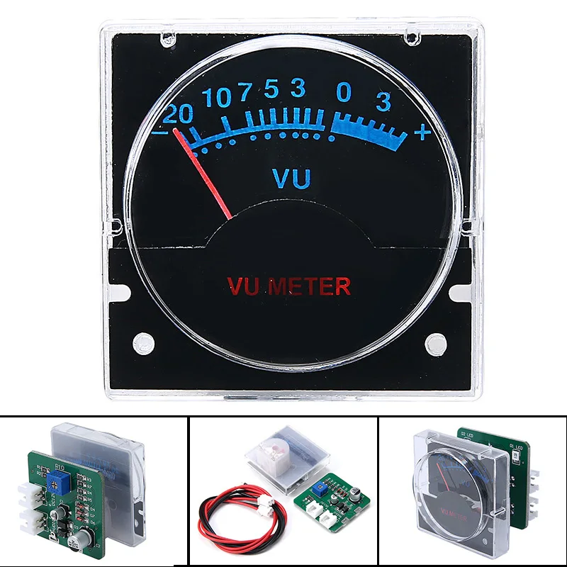 

6-12 В аналоговая панель VU Meter профессиональный измеритель уровня звука измерительный инструмент для речной платы запасные части