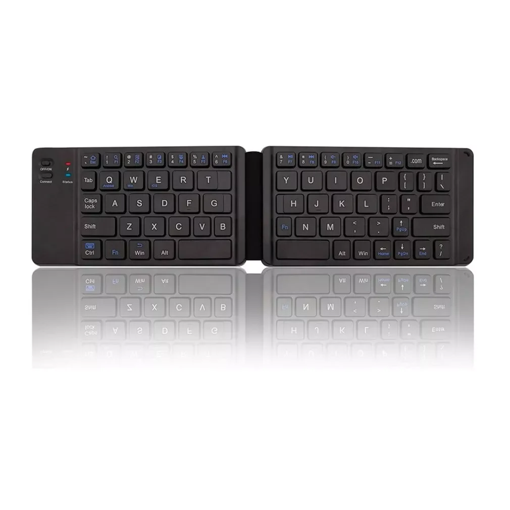

Mini Wireless Bluetooth-compatible Folding Keyboard Portable Ultra-Thin Foldable BT Keypad For IOS Android Windows Smartphones