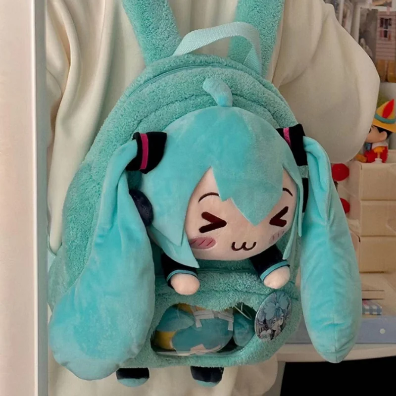 Милый и милый творческий аниме-рюкзак Hatsune Miku с вышивкой модный большой объем