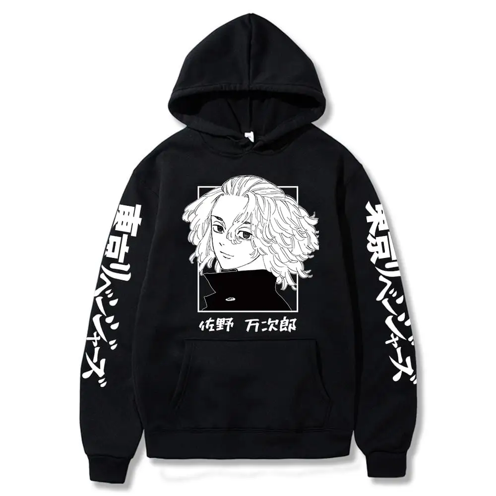

Anime Tokyo Revengers Hoodies Men/women Loose Long Sleeve Sweatshirt Unisex Mikey Pullover Harajuku
