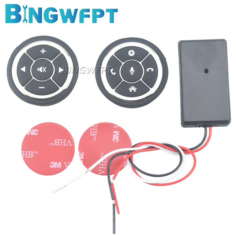 

High Quality For Car Radio DVD GPS Multimedia Player Button 10 Key Wireless Car Steering Wheel Control Button Remote Control