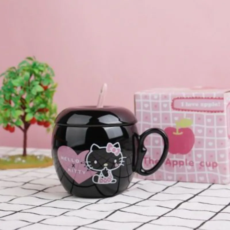 Керамическая кружка Hello Kitty аксессуары в стиле аниме Kt с принтом Ins