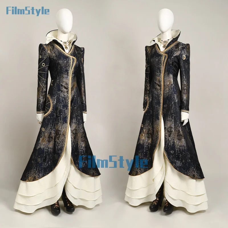 FilmStyle Wicked Madame Morrible Косплей Костюм Платье с вышивкой Взрослый женский наряд