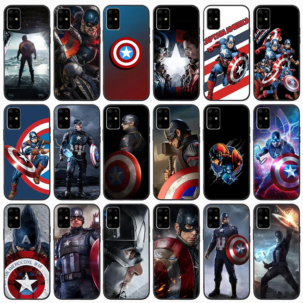 

LK-7 Captain America силикон для VIVO T1 Y19 Y5S Y20 Y20i Y20S Y11S Y12S Y30 Y50 Y51 Y31 Y51A Y21 Y21S