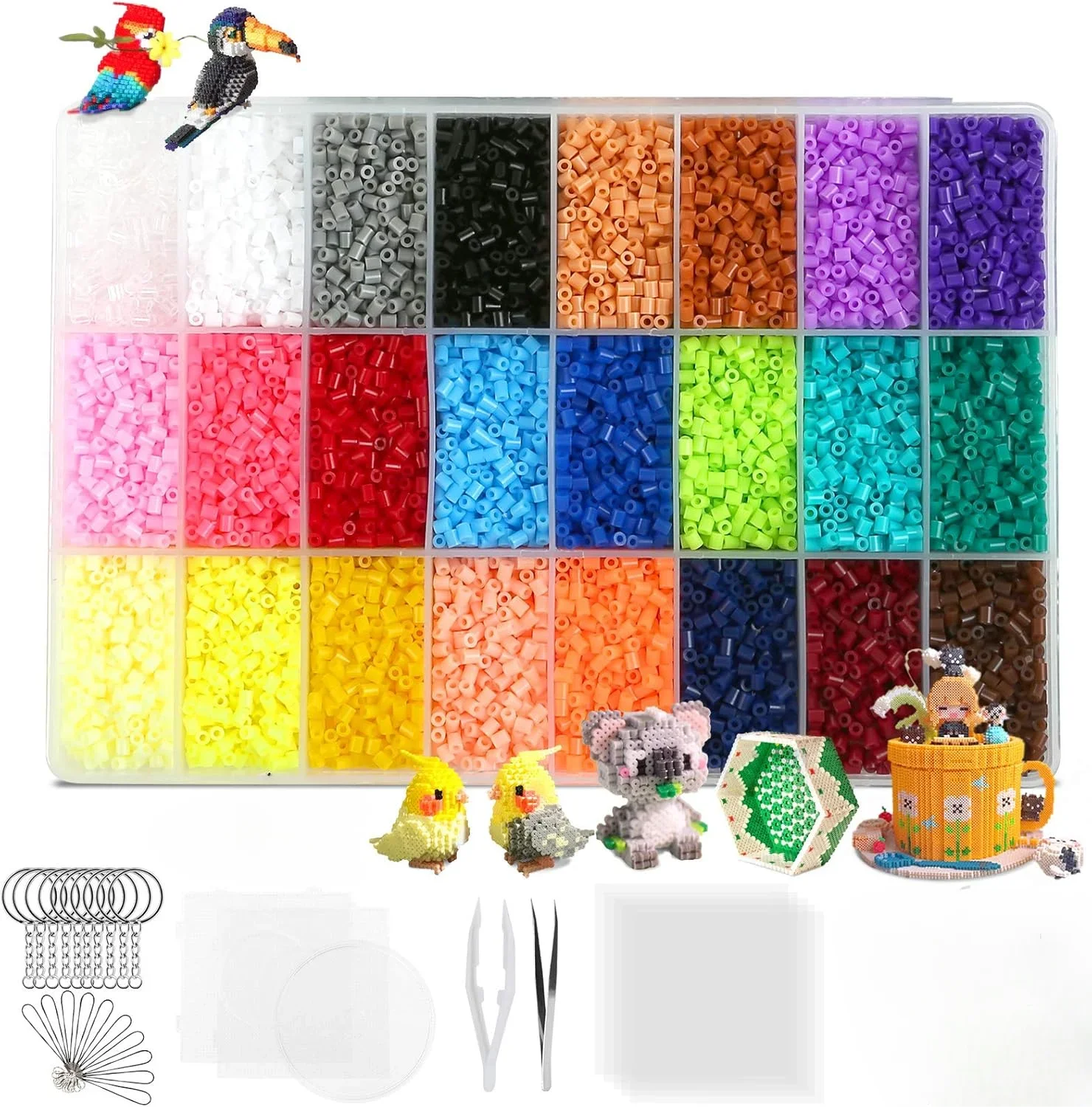 z koralikami Zestaw puzzli ze wkładkami 24000 sztuk 2