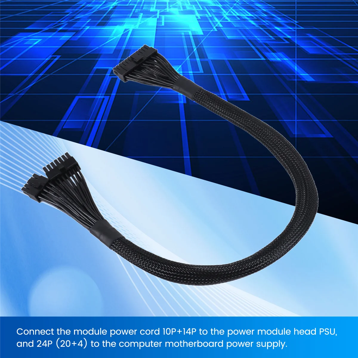14 + 10-контактный на 24-контактный кабель питания ATX 20 4-контактный для ПК