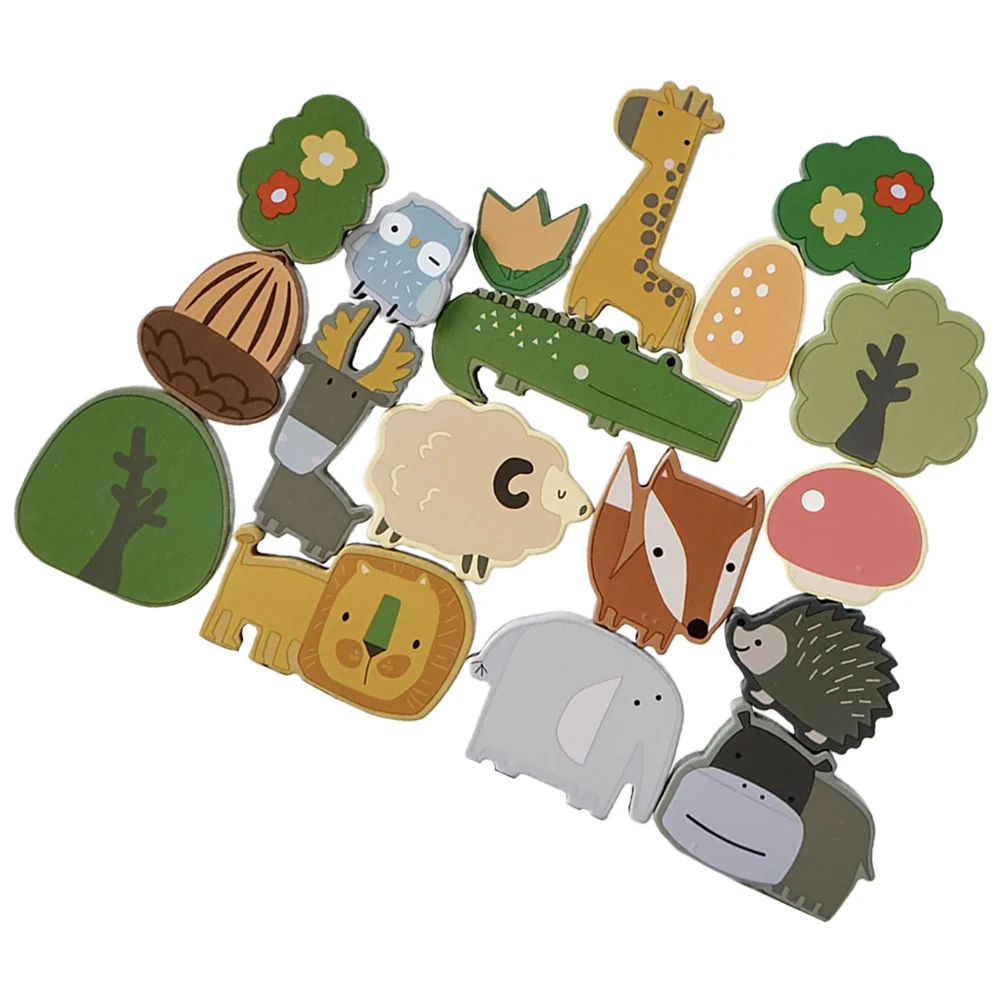 

Балансировочные строительные блоки для малышей, мультяшная игрушка для укладки, детская деревянная игрушка