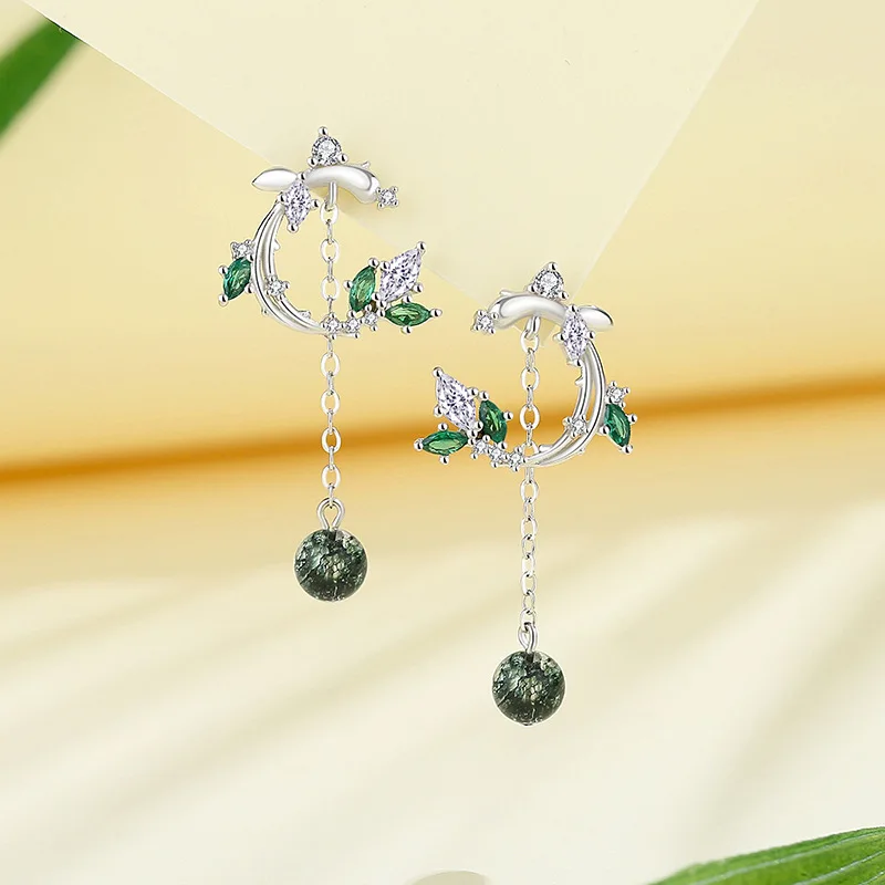 

Original Design The Wizard of Oz Drop Earring for Female 925 Sterling Silver Garland Tassel Earrings Korean Version Earrings