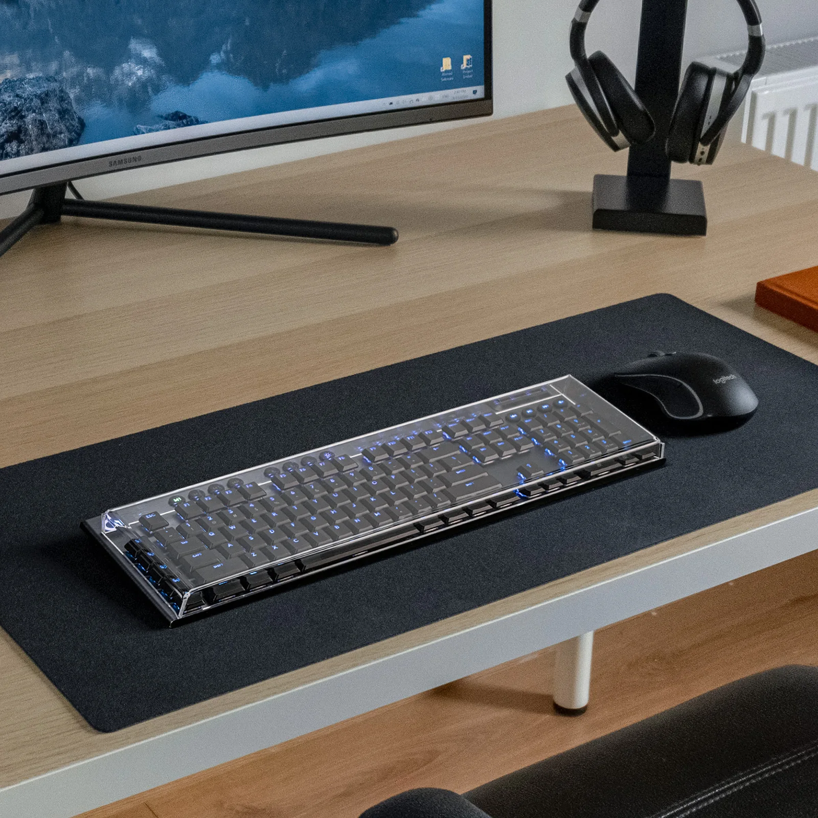 Полноразмерная Пылезащитная клавиатура Geekria прозрачная акриловая Бриллиантовая