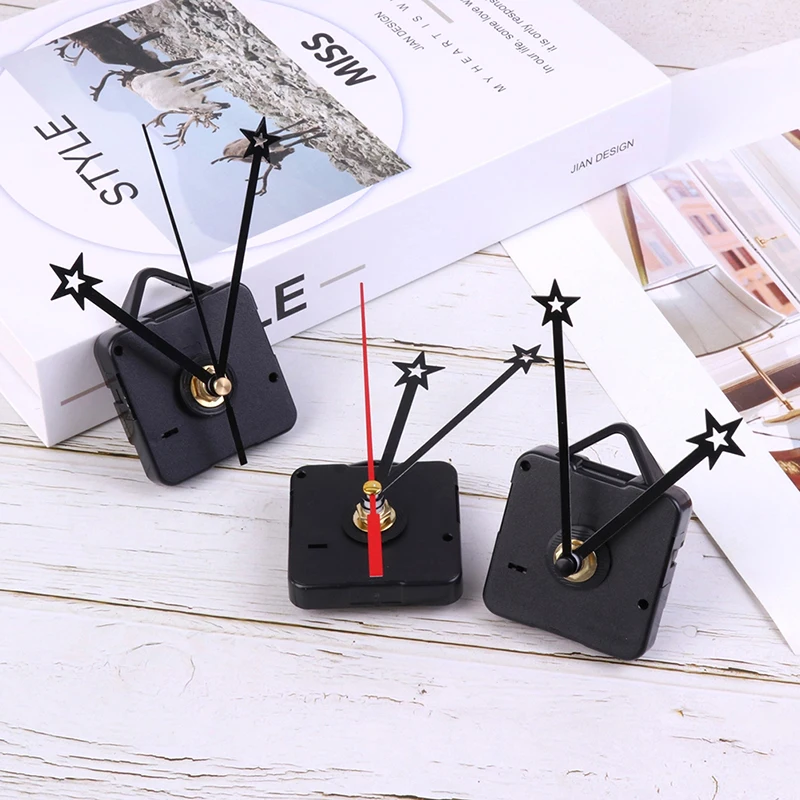 

1Set Silent Clock Hands Quartz Wall Clock Mechanism Movement Repair Replacement Parts Clockwork Clock Parts DIY Kit Powered Tool