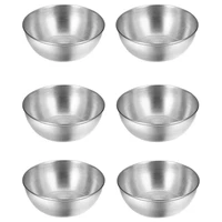 stainless steel sauce dishes condiment sauce cups seasoning dishes dip bowls serving dishes sushi soy dishes