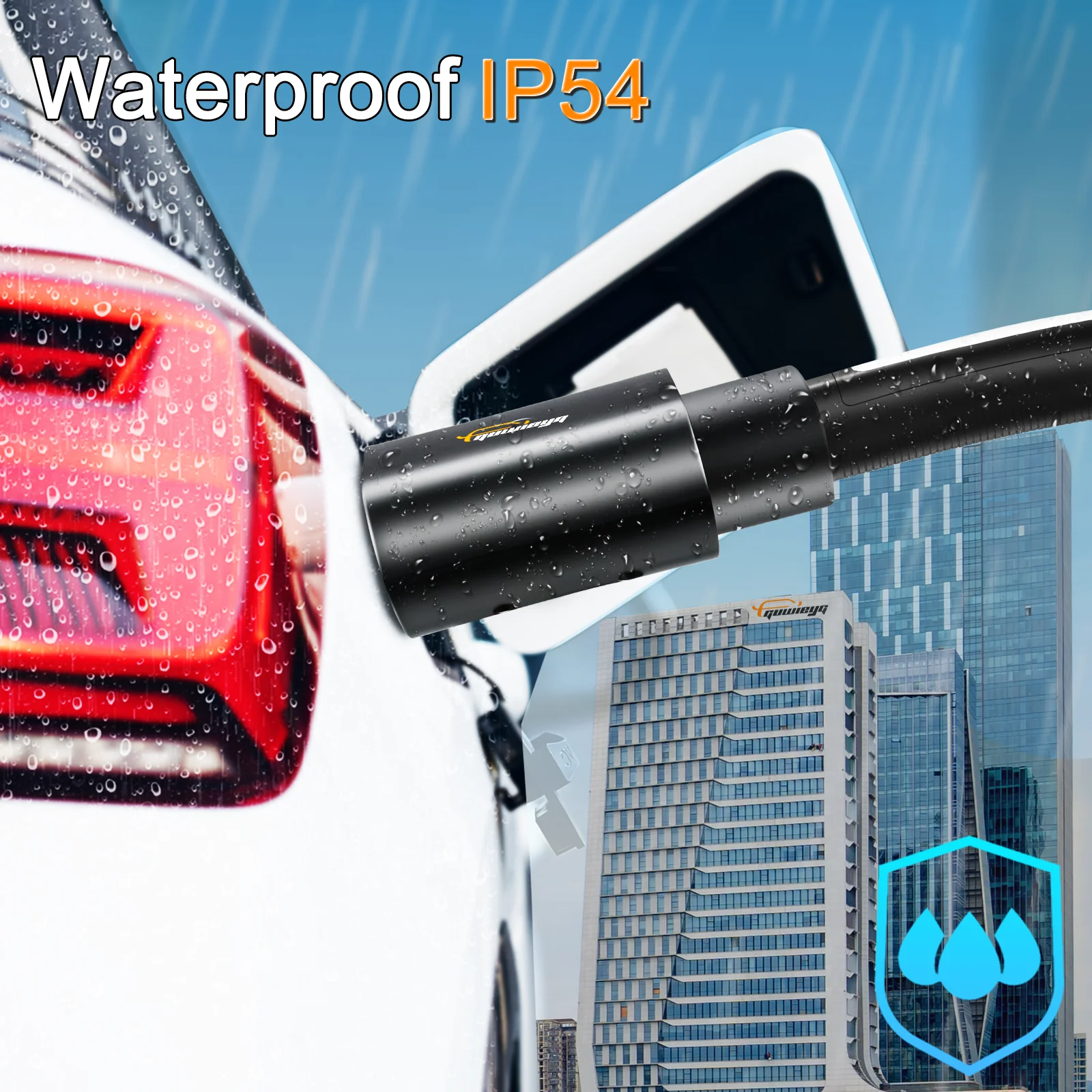 Адаптер для зарядки GUWIEYG EV 32 А подходит Tesla-GBT разъем всех стандартных автомобилей