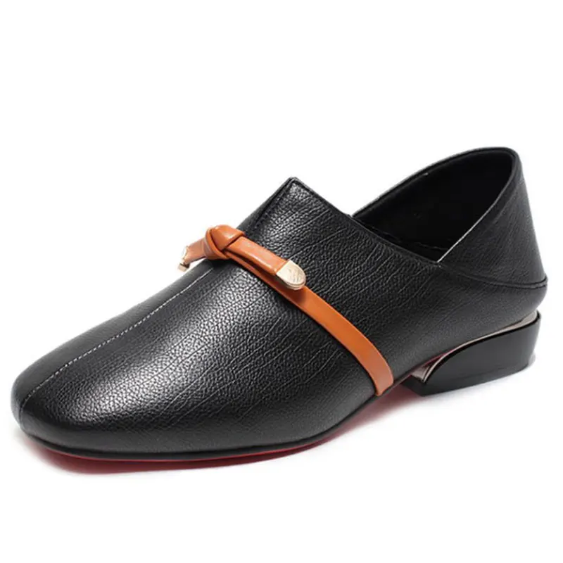 

2022 New Women's Shoes PU Leather Loafers Mixed Ladies Ballet Flats Shoes Female Spring Moccasins Casual Ballerina Female Shoes