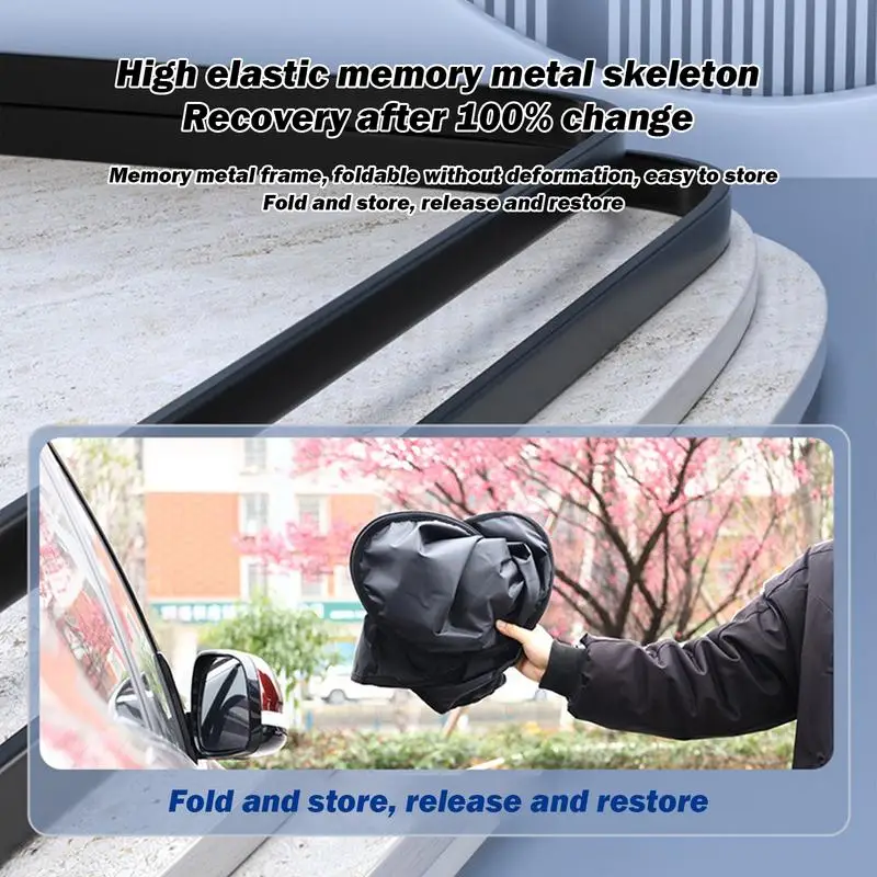 Солнцезащитный козырек на лобовое стекло автомобиля складной от солнца с