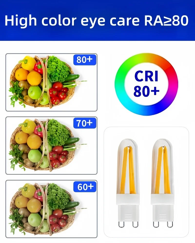 Лампа с регулируемой яркостью G9 светодиодный керамическая 230 В 220 3 Вт 6 4