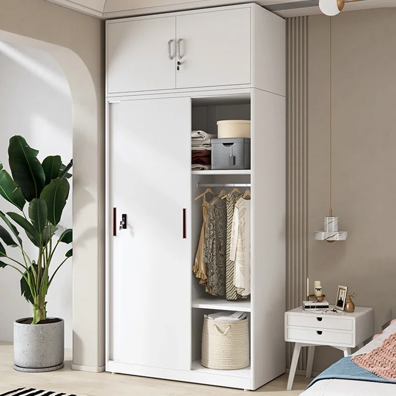 Стальные шкафы для одежды белый органайзер хранения бесплатная доставка