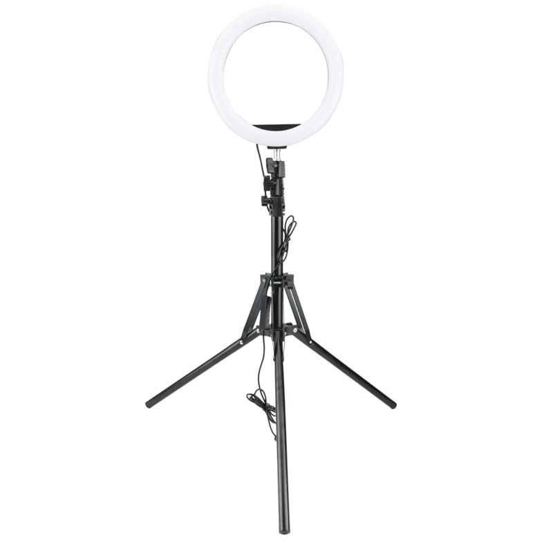 

Ring Light With Tripod Stand Phone Holder, 10Inch Selfie Ring Light For Phone With Bluetooth Remote, For Live Streaming