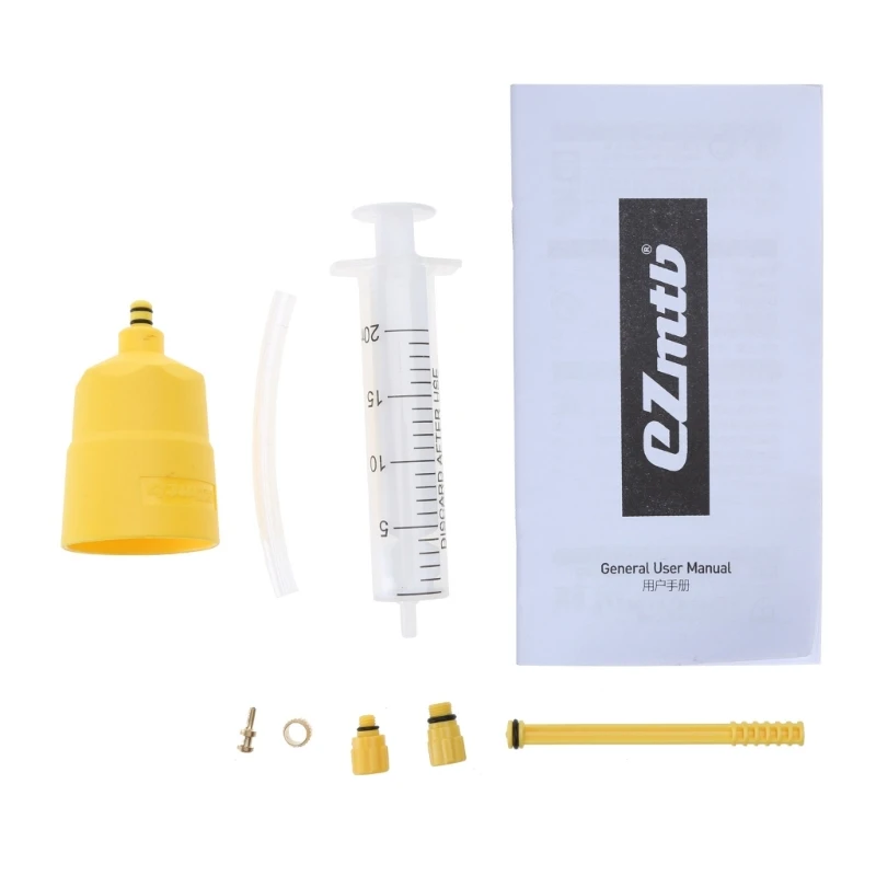 

2024 Новый инструмент для смазки дискового тормоза велосипеда, профессиональная масляная пробка, воронка, комплект для прокачки,