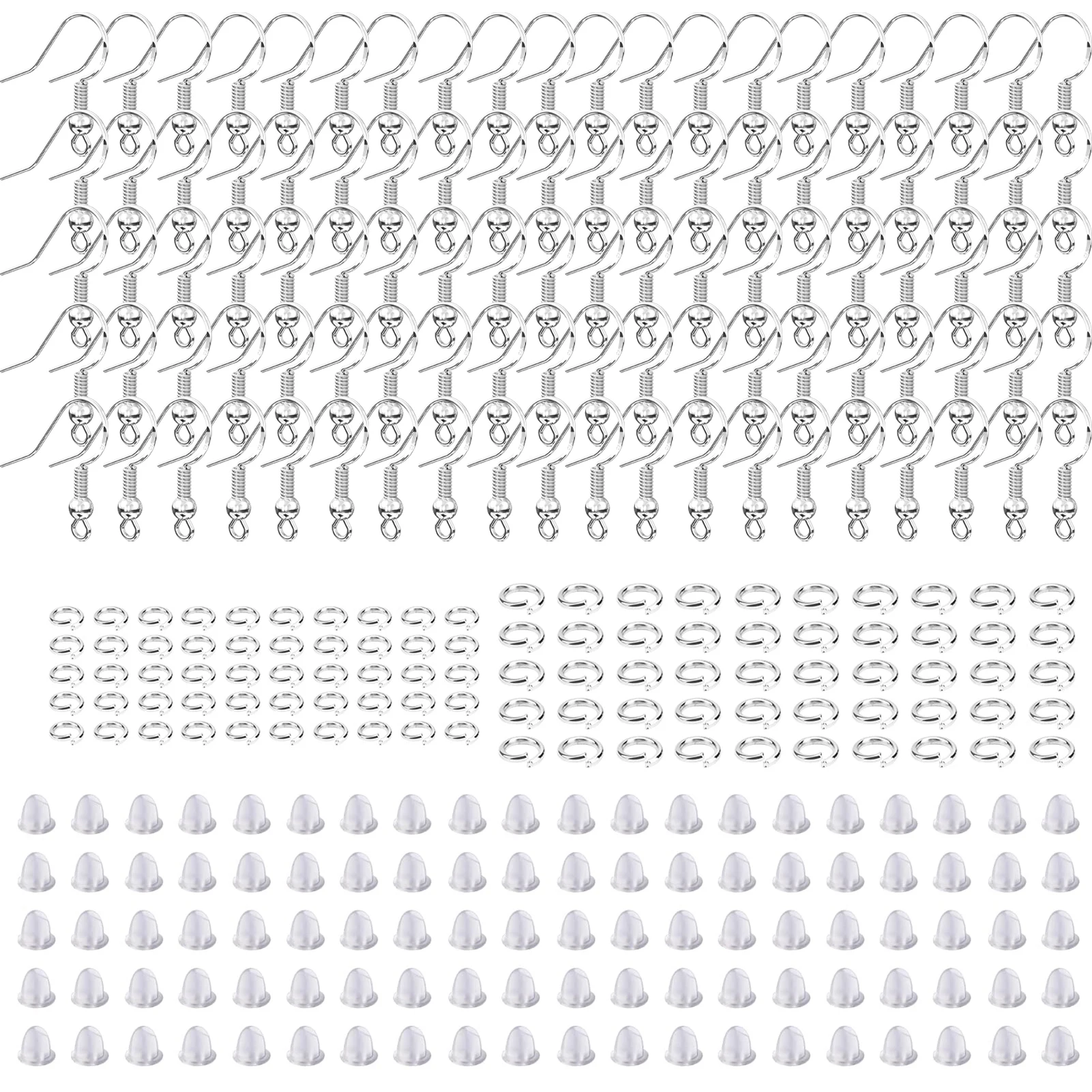 

300 шт., Набор для изготовления сережек-гвоздиков
