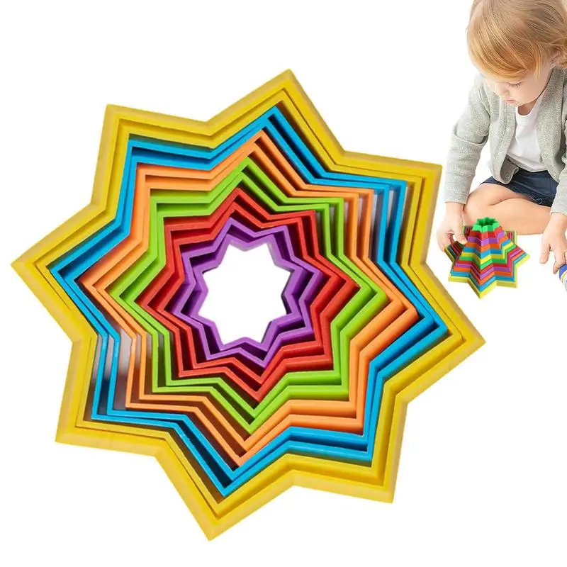 

Hand Spinner Fidget Toy Spiral Eight-Pointed Star Hand Fingertip Spinning Toy Rings Montessori Fine Motor Skills Toys