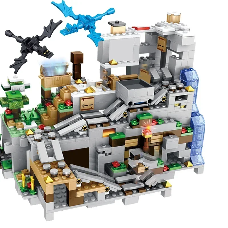 Новинка 2025 совместимые строительные блоки minecraftinglys игрушки фигурки деревенского