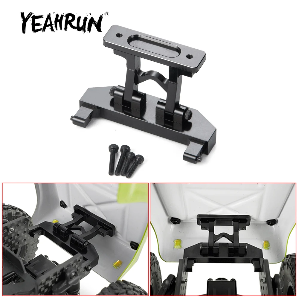 YEAHRUN Metal Rear Car Body Shell Fixing Seat Mount Support Stand for Axial SCX24 90081 Deadbolt 1/24 RC Crawler Car Model Parts