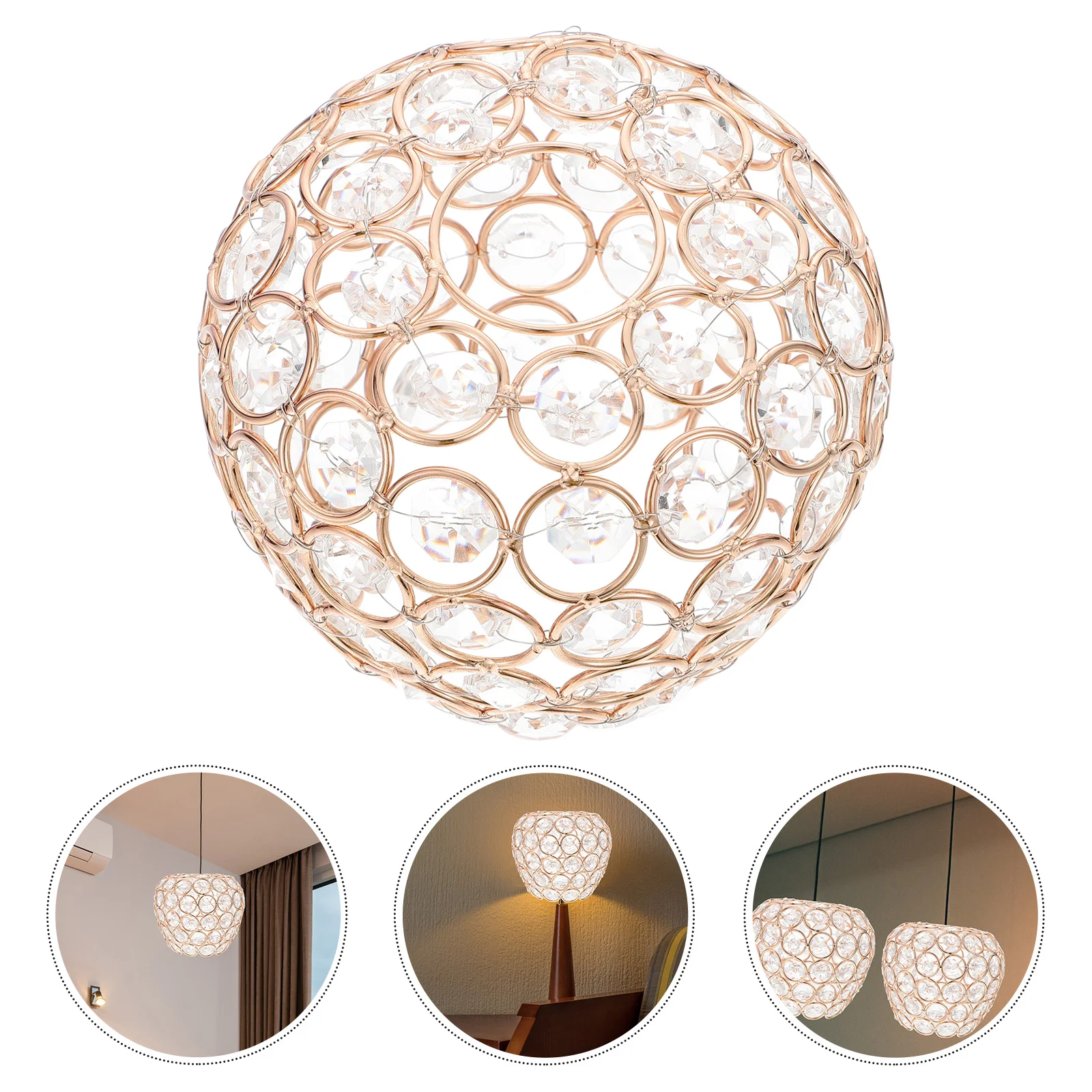 Хрустальный световой потолочный светильник люстра подвесная крышка золотой