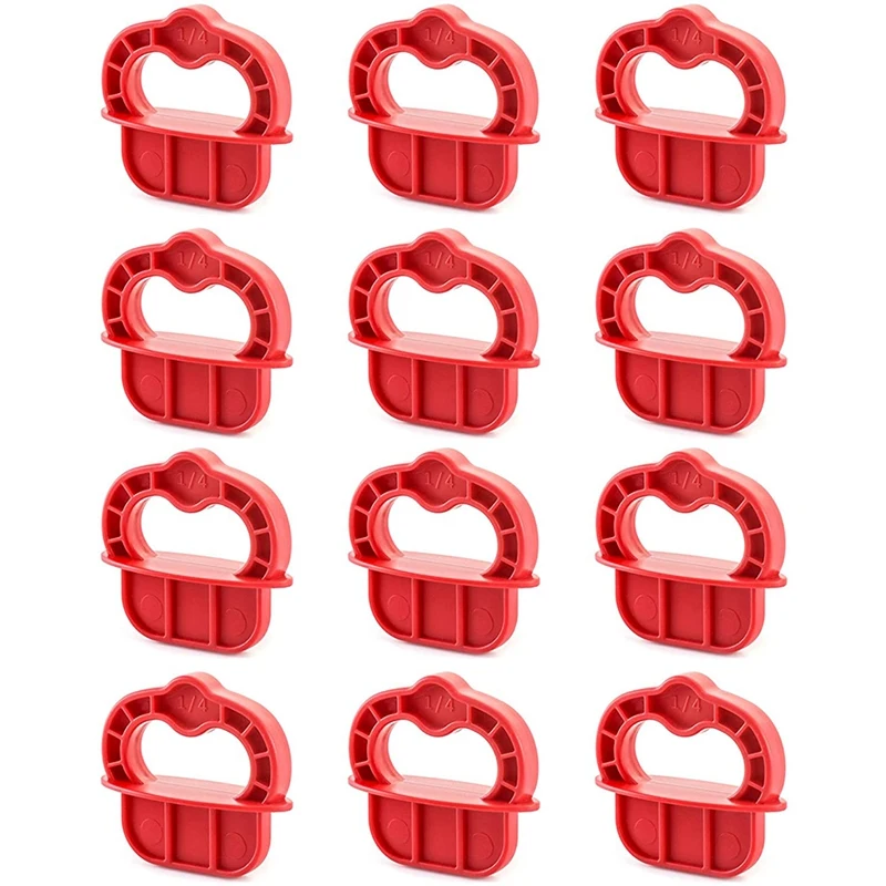 Палубный джиг 12 шт. 1/4 дюйма разделительные кольца для пластины обработанные под