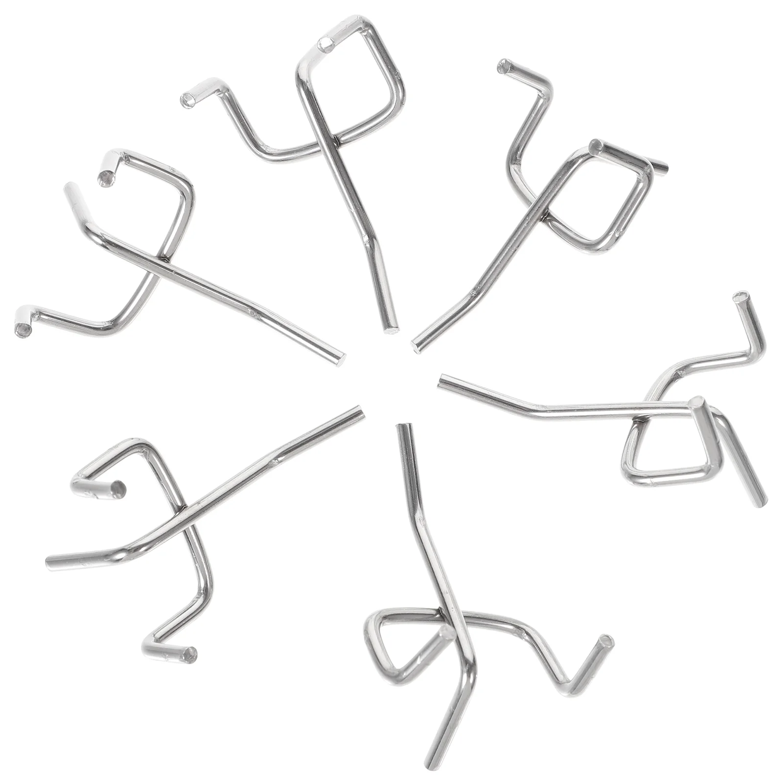

50 Pcs Iron Pegboard Hooks Metal Pegboard Board Hooks Garage Utility Hooks