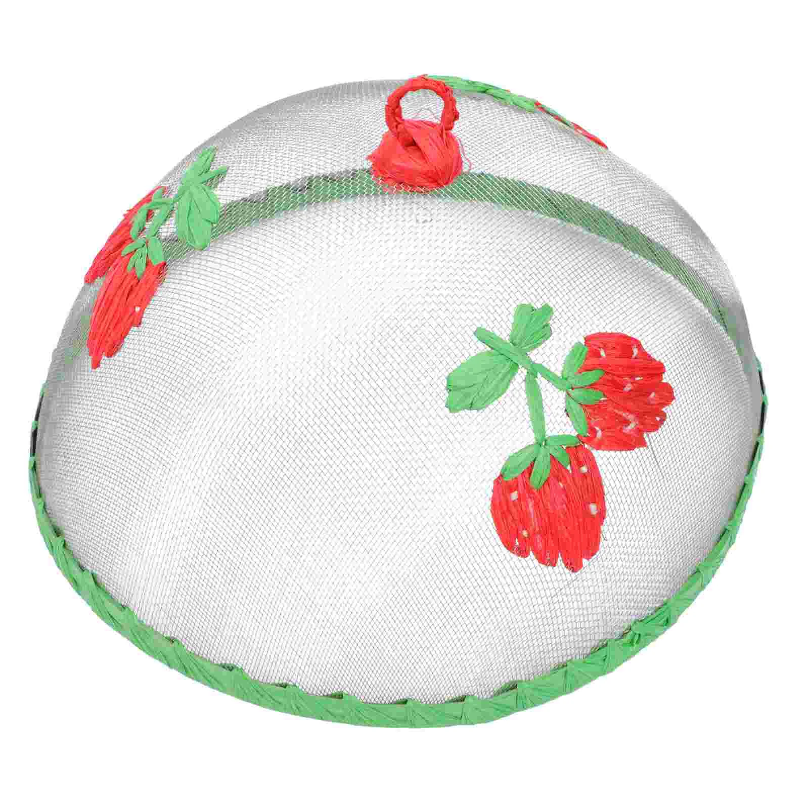 

Cover Mesh Umbrella Tent Screen Coversup Dome Guard Plate Nets Dessert Lid Netting Camping Round Transparent Indoor Net