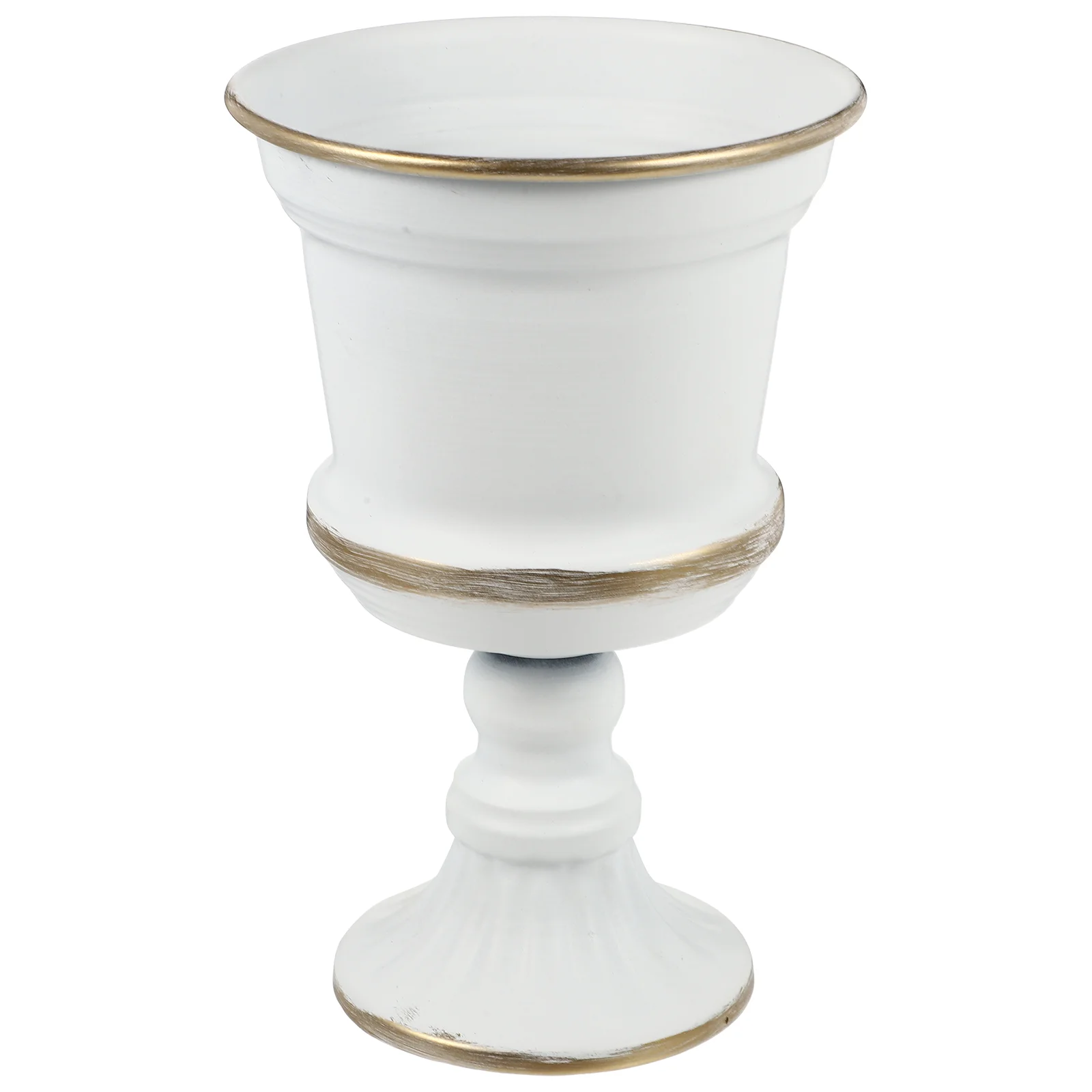 

Rustic Table Decor Front Porch Planters Wedding Reception Vase White Urn Planters Outdoor Iron Wedding Vase Wedding Flower Stand