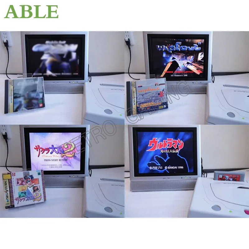 Оригинальная Ретро игровая консоль Saturn домашняя 8 Мб памяти SS псевдосатурн