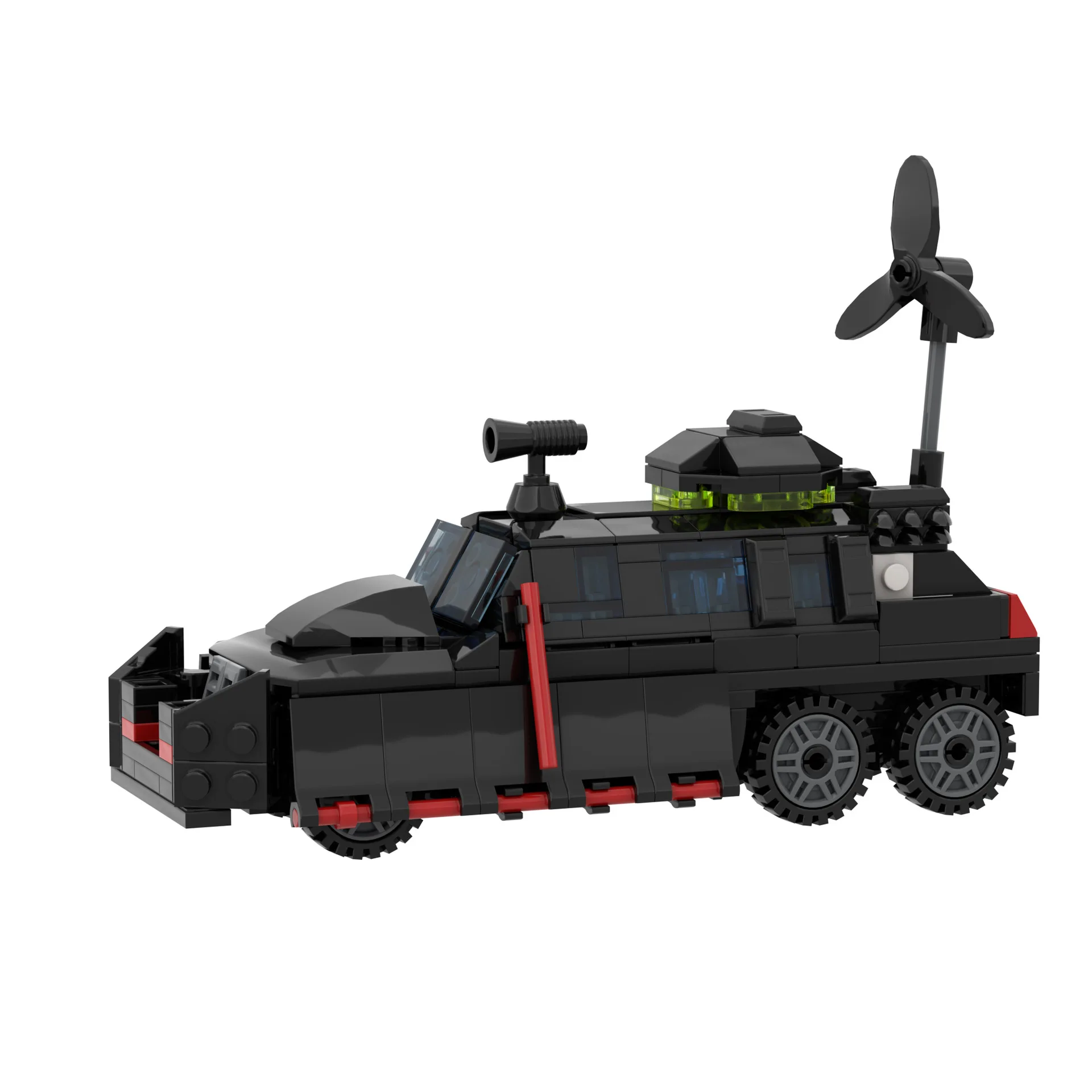 Модель внедорожника-перехватчика торнадо Storm Destroy Parking Lot Chaser MOC TIV 2 с пусковой установкой, конструктор (art.: 3920dc683787f) - 3920dc683787f