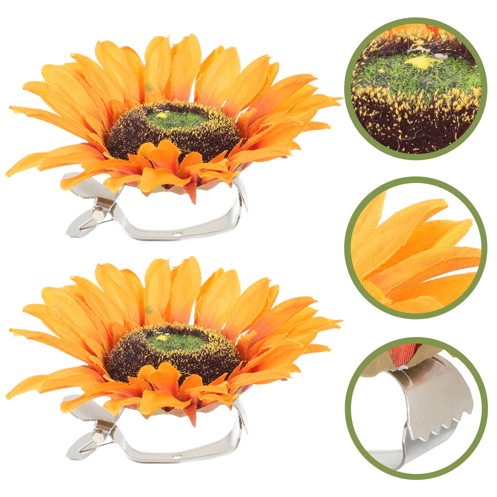 

Sunflower Curtain Clip Clamp Drapes Clips Drapery Tieback Holdback Curtains Holder Floral Ties