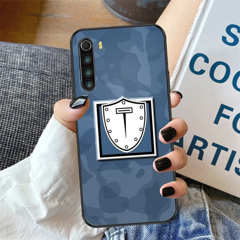 Чехол для телефона Rainbow Six осада с логотипом Xiaomi Redmi 8A 9 K30 Pro 9A Note 8T 8 мягкий