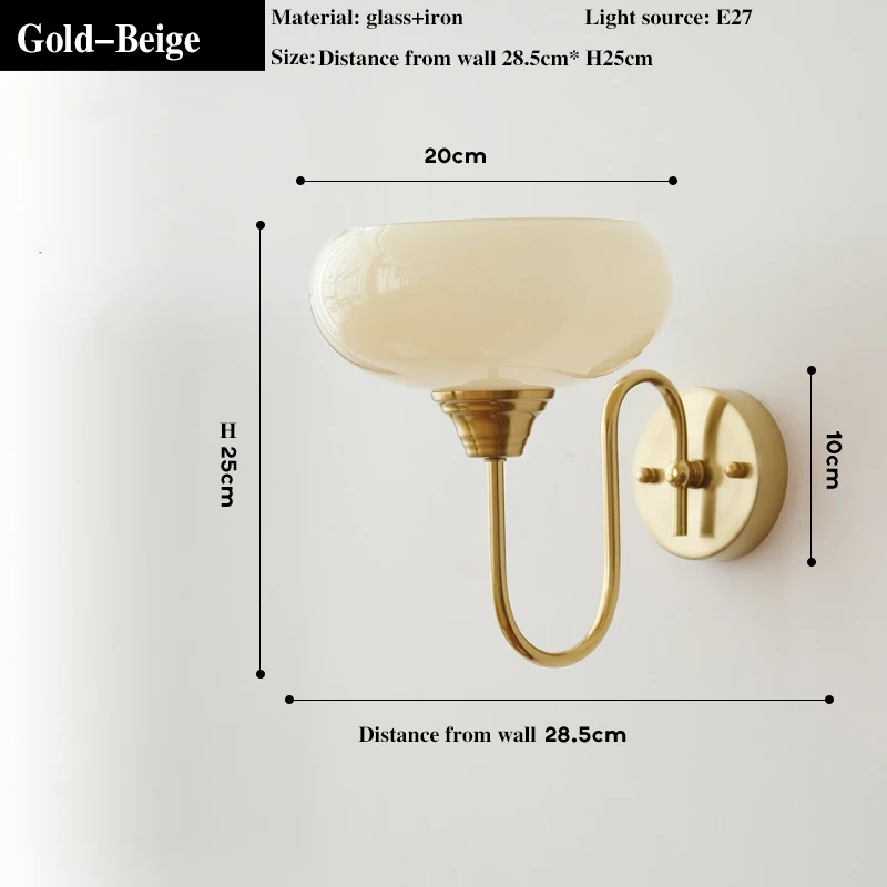 

2024 Bauhaus, средневековая современная французская спальня, кабинет, люстра для гостиной, нордическая Ретро настенная лампа